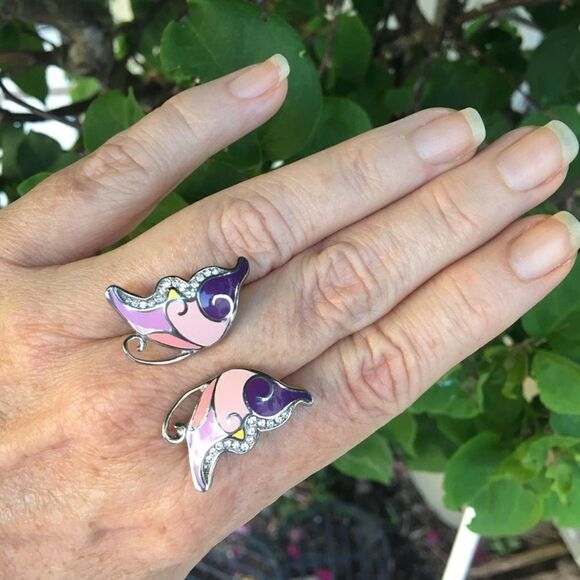 Butterfly Ring Statement - Picture 5 of 6